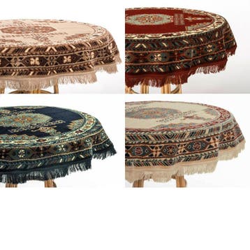 Smyrna tafelkleed Noblesse 32 - div. maten rond vierkant, Huis en Inrichting, Rond, Nieuw, Ophalen of Verzenden, Franjes/kwastjes
