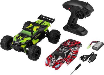 Overmax X-Monster 3.5 RC Auto – 4x4 – 1:18 Schaal – 30 km/h, Kinderen en Baby's, Ophalen of Verzenden, Gebruikt