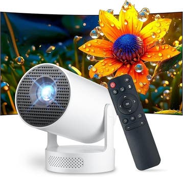 Smart Beamer 4K | WiFi Bluetooth | 40% Korting, HD (720), Ophalen of Verzenden, Zo goed als nieuw, LCD
