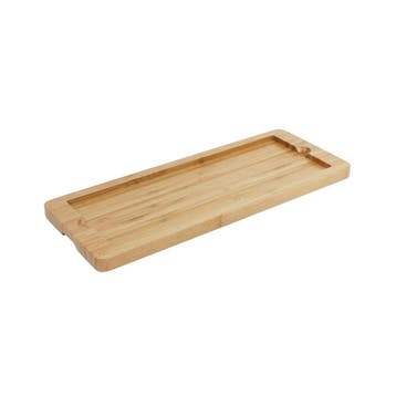 Olympia leistenen schaal 280x100 mm met onderzetter (2, Ophalen of Verzenden