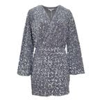 Golden Live • grijze jurk met pailletten • L, Verzenden, Maat 42/44 (L), Nieuw, Golden Live