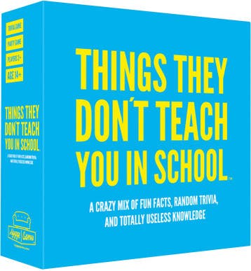Things They Dont Teach You in School - Game |, Hobby en Vrije tijd, Gezelschapsspellen | Kaartspellen, Verzenden, Nieuw
