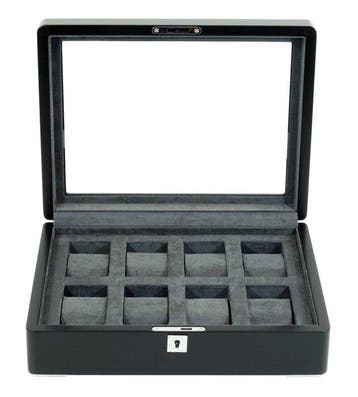 Legacy - Doos - Premium horlogedoos – 8 vakken – matzwart en