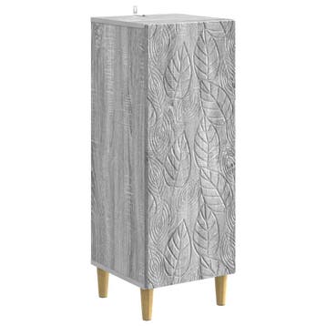 vidaXL Dressoir Grijs Sonoma 33 x 34,5 x 90 cm Bewerkt hout, Huis en Inrichting, Kasten | Dressoirs, Verzenden, Nieuw, Overige houtsoorten