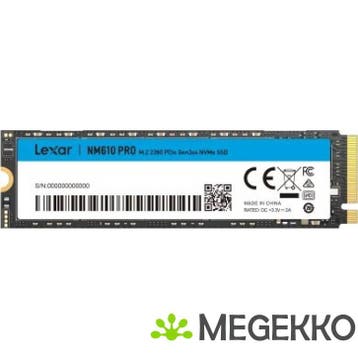 Lexar SSD NM610 PRO 500GB M.2, Computers en Software, Harde schijven, Verzenden, Nieuw, Lexar