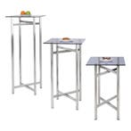 GGM Gastro | (3 stuks) Bijzettafel - inklapbaar - Hoogte: |, Verzenden, Nieuw in verpakking