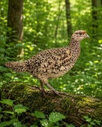 Beeld, Pheasant hen - 25 cm - polyresin