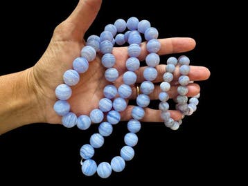 Chalcedoniet Sieraden - Hoogte: 14 mm - Breedte: 14 mm-