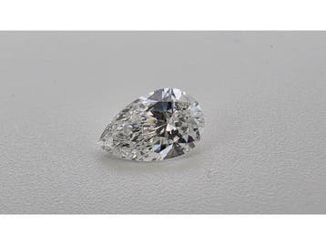 Veiling - Diamant pear 2.10 crt ( IGI gecertificeerd ), Nieuw