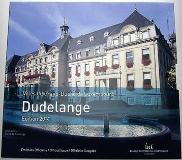 5,88 Euro,munten set 1 Cent-2 Euro 2014 Luxemburg Henri v..., Verzenden