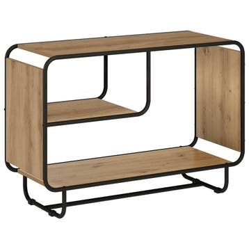 vidaXL Dressoir Artisanaal eiken 93,5 x 37,5 x 64,5 cm, Verzenden, Nieuw, Overige houtsoorten, Minder dan 50 cm