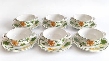 Villeroy & Boch - 6 Bols, 6 Soucoupes , luxe - Tafelservies