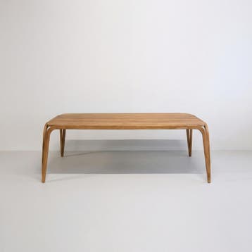 Tundra eettafel – massief teak, Teakhout, Nieuw, 150 tot 200 cm, Rechthoekig