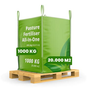 Weidemeststof All-In-One  (bigbag 1000 kg - voor 20.000 m2), Verzenden, Mest