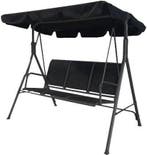 Schommelbank Grijs 3 Zit | Veren Comfort | Beste Prijs, Tuin en Terras, Ophalen of Verzenden, Nieuw, Metaal, Verstelbaar