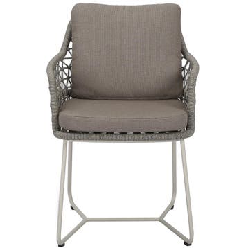 Taranto dining tuinstoel natural sand rope latte, Ophalen of Verzenden, Nieuw