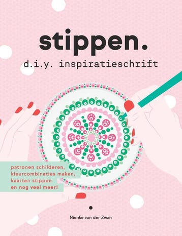 Stippen d.i.y. inspiratieschrift - Nienke van der Zwan, Verzenden, Zo goed als nieuw, Nienke van der Zwan
