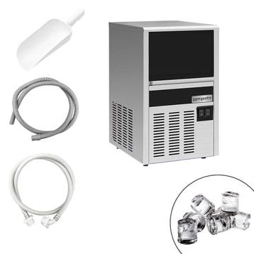 GGM Gastro | IJsblokjesmachine - cilinder - 22 kg/24 h |, Verzenden