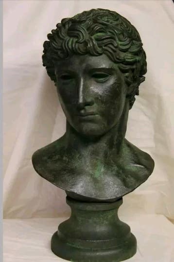 Figuur - Buste van Apollo, Romeins-Grieks - Neoklassieke