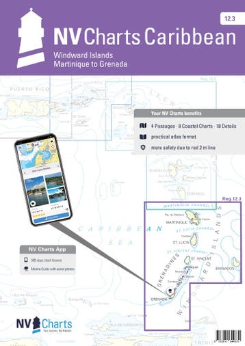 NV Charts Caribbean Bovenwindse Eilanden - 12.3 - Martinique, Ophalen of Verzenden, Nieuw