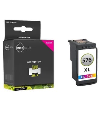Geschikt voor Canon CL-576XL inktcartridge kleur extra hoge, Nieuw, Cartridge, Inktmedia