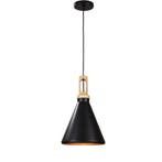 Hanglamp Zwart Alu met Gouden Binnenkant - Valott Timo, Huis en Inrichting, Ophalen of Verzenden, Nieuw, Overige materialen, Minder dan 50 cm