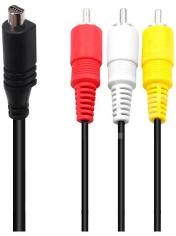 VMC15FS 10Pin AVKabel naar 3× RCA voor Handycam, Audio, Tv en Foto, Verzenden, Zo goed als nieuw
