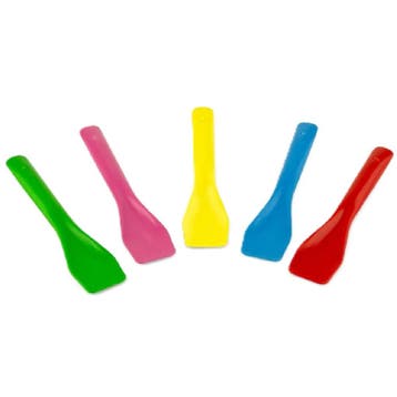 Sier IJslepels Refork Gekleurd 9,5cm 200st.**, Verzenden, Nieuw