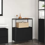 Kast Zwart Eiken 76x35x95cm | Tweedekansje | OP=OP, Huis en Inrichting, (Half)hoge kast, Nieuw, Minder dan 100 cm, 25 tot 50 cm