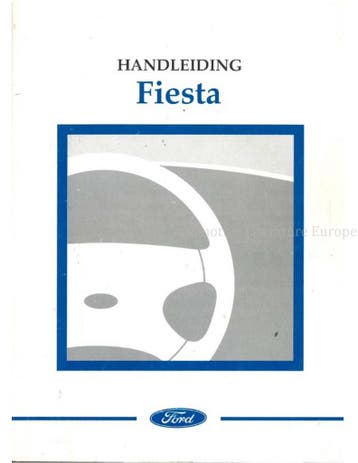 2002 FORD FIESTA INSTRUCTIEBOEKJE NEDERLANDS, Auto diversen, Handleidingen en Instructieboekjes