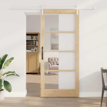 vidaXL Schuifdeur ORKDAL Naturel 93 x 211 cm, Verzenden, Nieuw