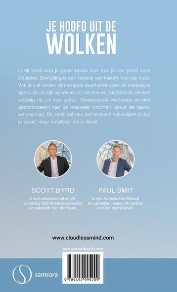 Je hoofd uit de wolken 9789492995209 Paul Smit, Verzenden, Gelezen, Paul Smit