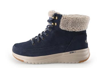 Skechers Veterboots in maat 36 Blauw, Skechers, Overige typen, Zo goed als nieuw, Verzenden
