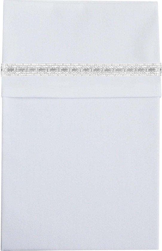 Cottonbaby Klassiek Ajourrand - Wieglaken 75x90 cm - Wit, Huis en Inrichting, Slaapkamer | Matrassen en Bedbodems, Verzenden