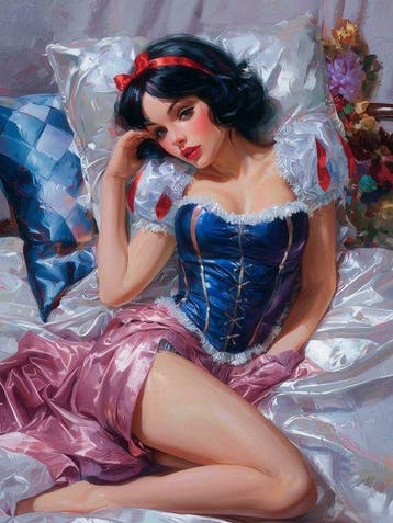 Canvas Fit - Alberto Ricardo - “Blanca como la Fantasía:, Nieuw in verpakking