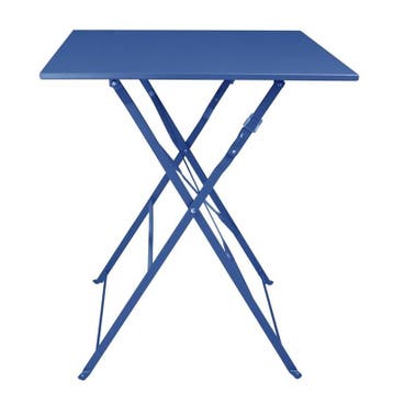 Inklapbare Tafel | PERTH | Staal | Marineblauw | In-/Outdoor, Verzenden, Nieuw in verpakking