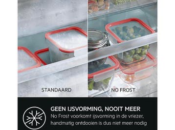 Aeg - Inbouw Koel-vriescombinatie - Nofrost, 200 liter of meer, Verzenden, Met aparte vriezer, Nieuw