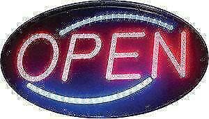 LED open bord - RUIM ASSORTIMENT - LED licht reclame borden, Ophalen of Verzenden, Nieuw