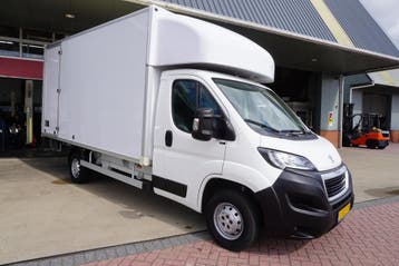 Peugeot Boxer L3 | Financial Lease voor 275 p/mnd, Stof, Gebruikt, Overige carrosserieën, Wit