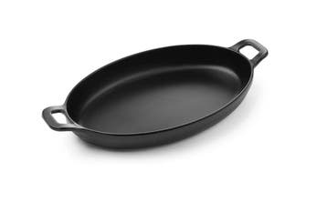 Ovale pan | mini | Zwart | Melamine | 15,5x8x(H)3,7cm | 2..., Verzenden