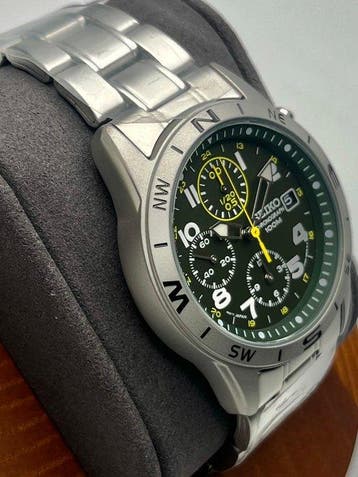 Seiko - Chronograph - Zonder minimumprijs - SND377P1 100M –
