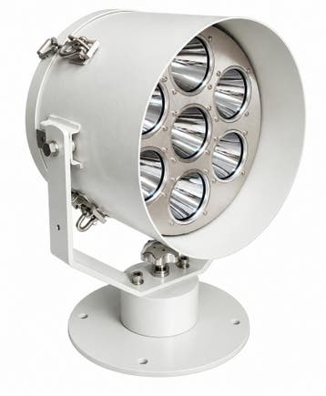 Professioneel RVS LED zoeklicht – 24V / 230V, Watersport en Boten, Nieuw