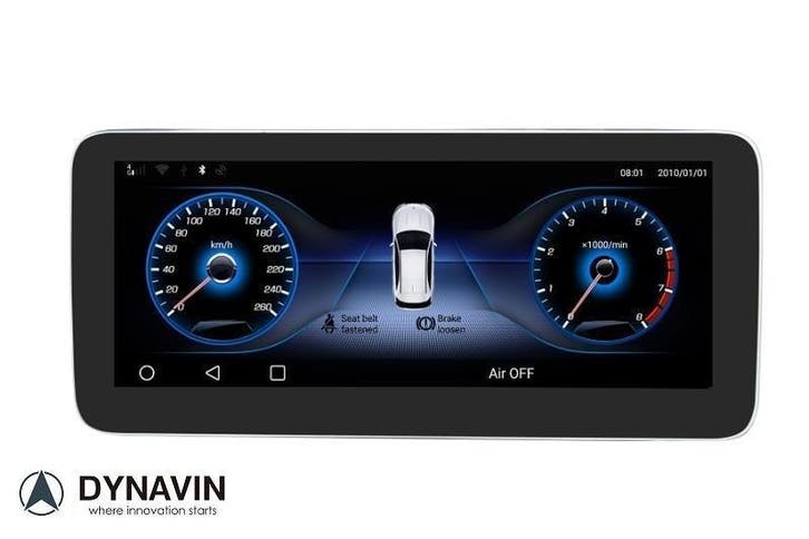 Mercedes W205 C-Klasse Navigatie Android 15 CarPlay Dynavin, Auto diversen, Autoradio's, Nieuw, Ophalen of Verzenden