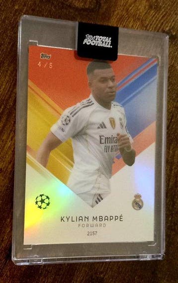 2026 Topps Kylian Mbappé Uefa Champions League 4/5 Limited, Nieuw