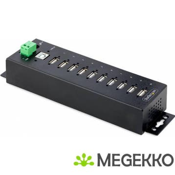 StarTech.com 10-Port Industrile USB 2.0 Hub, Rugged USB Hub, Computers en Software, USB Sticks, Verzenden, Nieuw, Startech