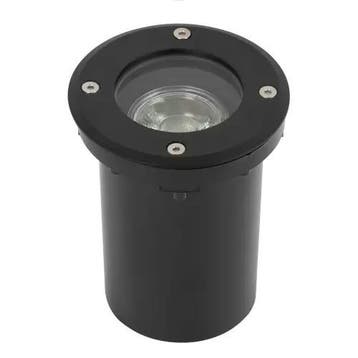Grondspot LED Ø11 incl. GU10 Rond Zwart Tuinverlichting, Verzenden, Minder dan 50 watt, Spots, Nieuw