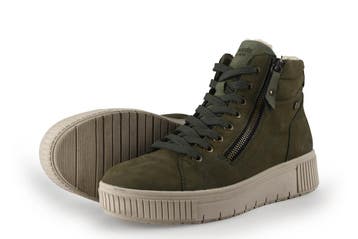 Remonte Veterboots in maat 39 Groen, Kleding | Dames, Schoenen, Verzenden, Overige typen, Remonte, Zo goed als nieuw