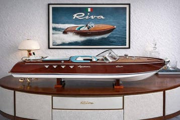 maquette de luxe Riva Aquarama bois 53cm 1:10 - Modelboot, Hobby en Vrije tijd, Nieuw