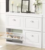 Schoenenkast 4 Flappen – 8 Planken Opbergruimte, Verzenden, Nieuw