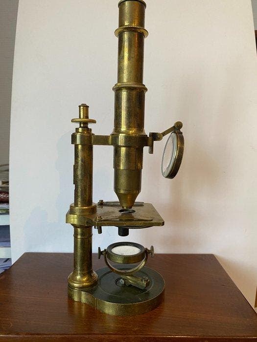 Microscoop - 1850-1900 - Frankrijk - artisan, Nachet & Fils, Antiek en Kunst, Antiek | Overige Antiek